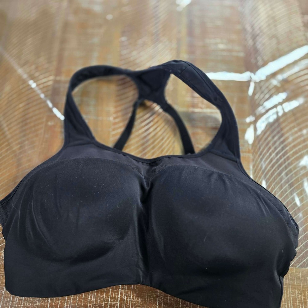 Nike Dri-FIT Women High Support Molded Cup Sports Bra Black Racerback AJ0352-010